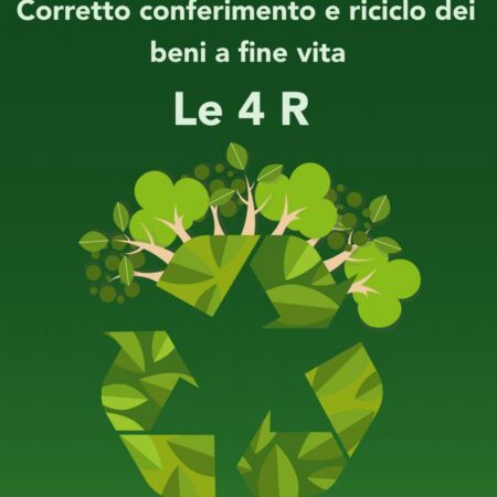 ?‍??  Ciclo dei rifiuti, corretto conferimento e riciclo dei beni a fine vita: le 4R