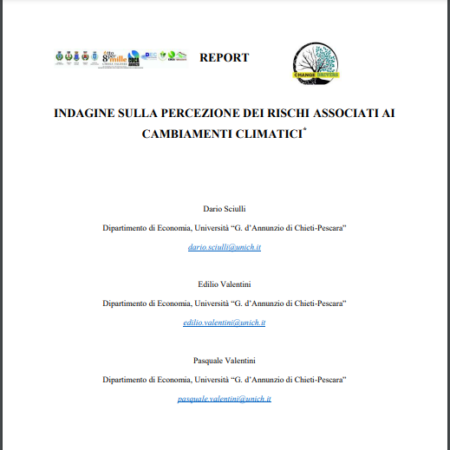 ?‍??  Indagine sulla percezione dei rischi associati ai cambiamenti climatici
