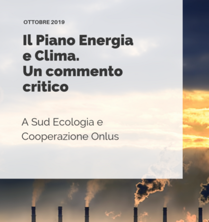?‍??  Il Piano Energia e Clima. Un commento critico