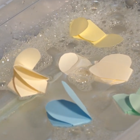 ??⚗️? Un fiume di scienza: esperimenti sull'acqua da fare a casa o a scuola. Fiumi origami e detersivi