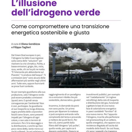 ?‍??  L'illusione dell'idrogeno verde
