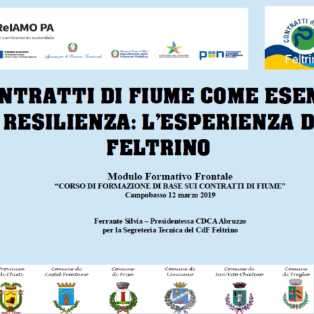 ?‍??  I contratti di fiume come esempio di resilienza: l'esperienza del Feltrino